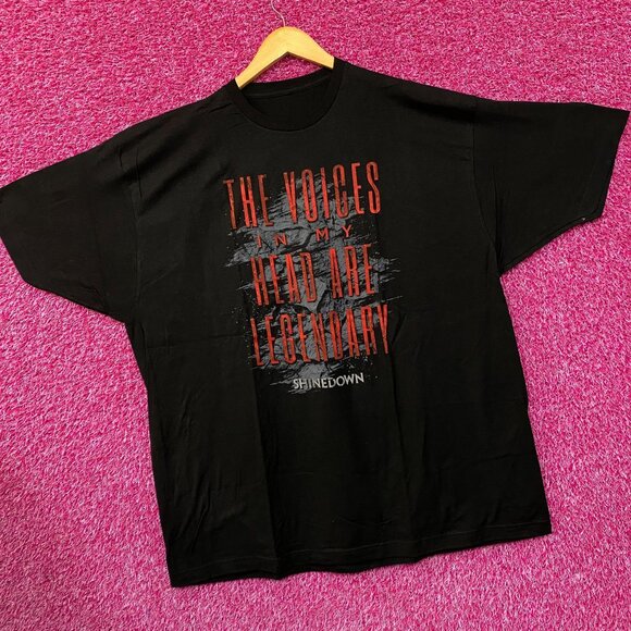 Shine Down The Voices "Attention Attention" Album Rock Band T-Shirt 3XL - Picture 3 of 4